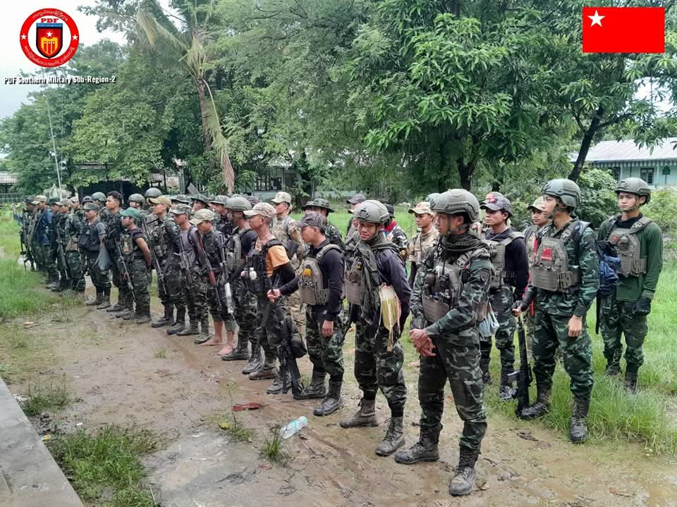 ညောင်လေးပင်မြို့နယ်ရှိ မလူးတဲဂိတ်စခန်းအား PDF တိုက်ခိုက်သိမ်းပိုက်