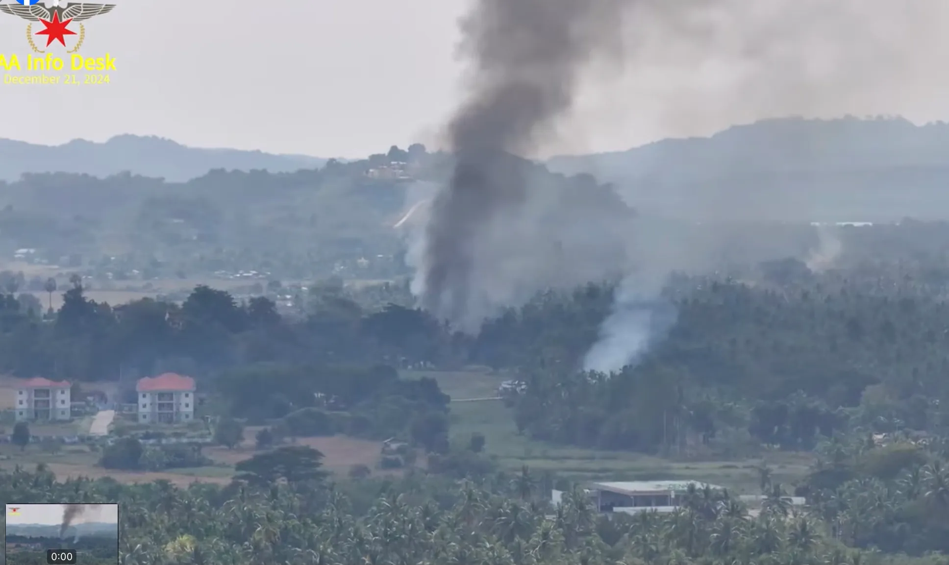 ဂွရိုးကားလမ်းပေါ်ရှိ ဗောဓိတံတားကျိုး၊ စစ်ကောင်စီတပ်က မကျည်းငူဘက်က နောက်ဆုတ်