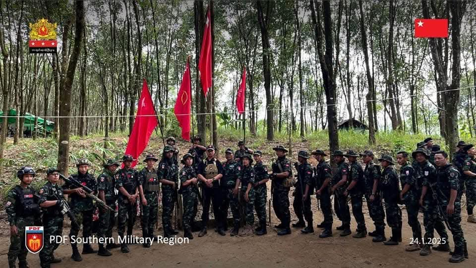 တောင်ပိုင်းစစ်ဒေသ၌ တော်လှန်ရေးတပ်များကတစ်ပတ်အတွင်း စစ်ကောင်စီတပ်အား ၁၆ ကြိမ် တိုက်ခိုက်