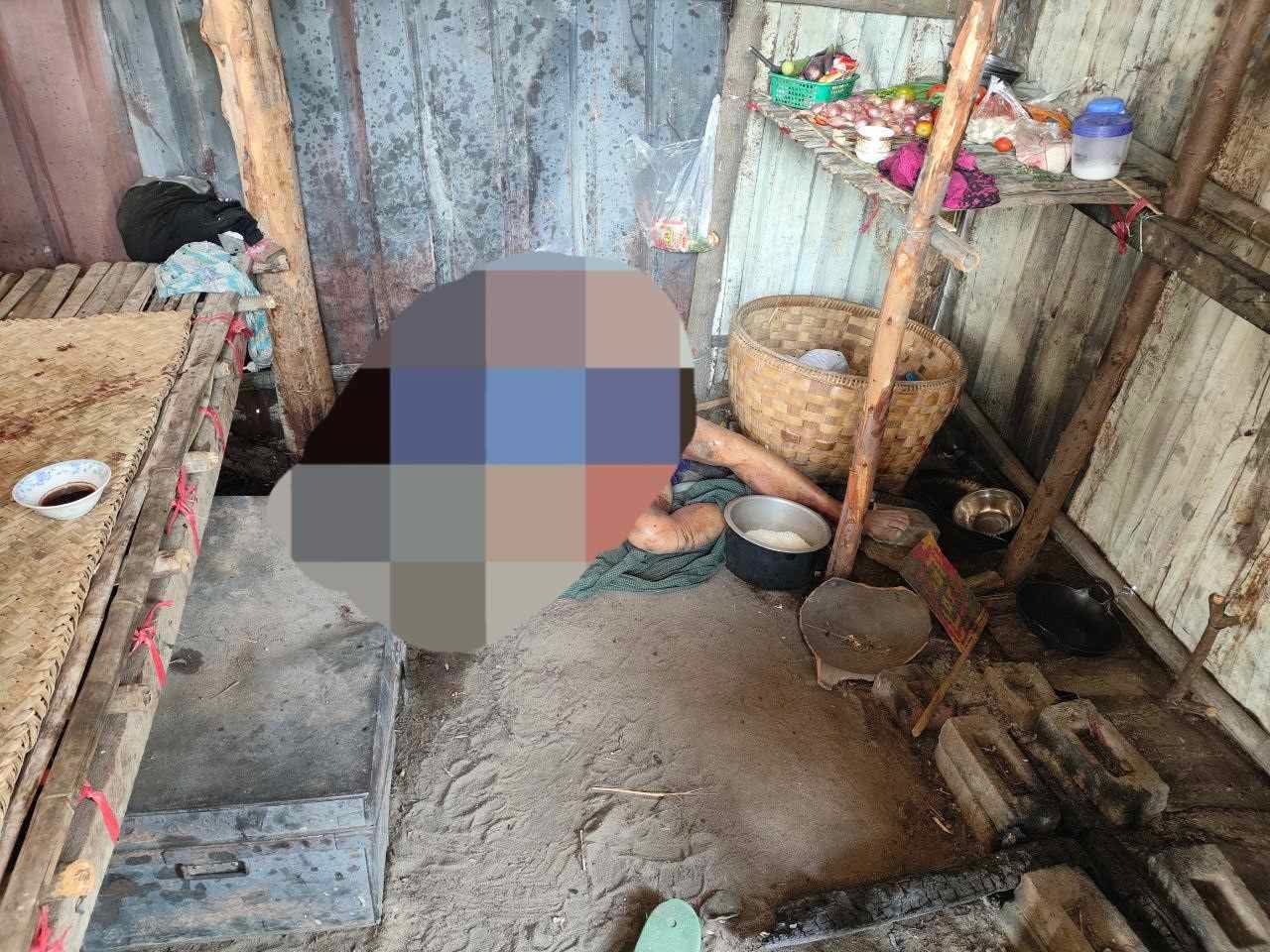 ရွှေဘိုမြို့နယ်၊ နှမစားရစ်ရွာသို့ စစ်တပ်က စစ်ကြောင်းထိုးပြီး အရပ်သားပြည်သူ ဦးအောင်စိုးကို လည်လှီးသတ်ဖြတ်