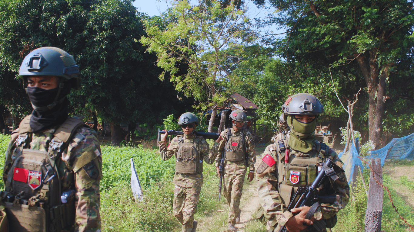 စစ်ကောင်စီအာဏာစက် မသက်ရောက်တော့သည့် စစ်တောင်းမြစ်ဝှမ်း နယ်မြေများ