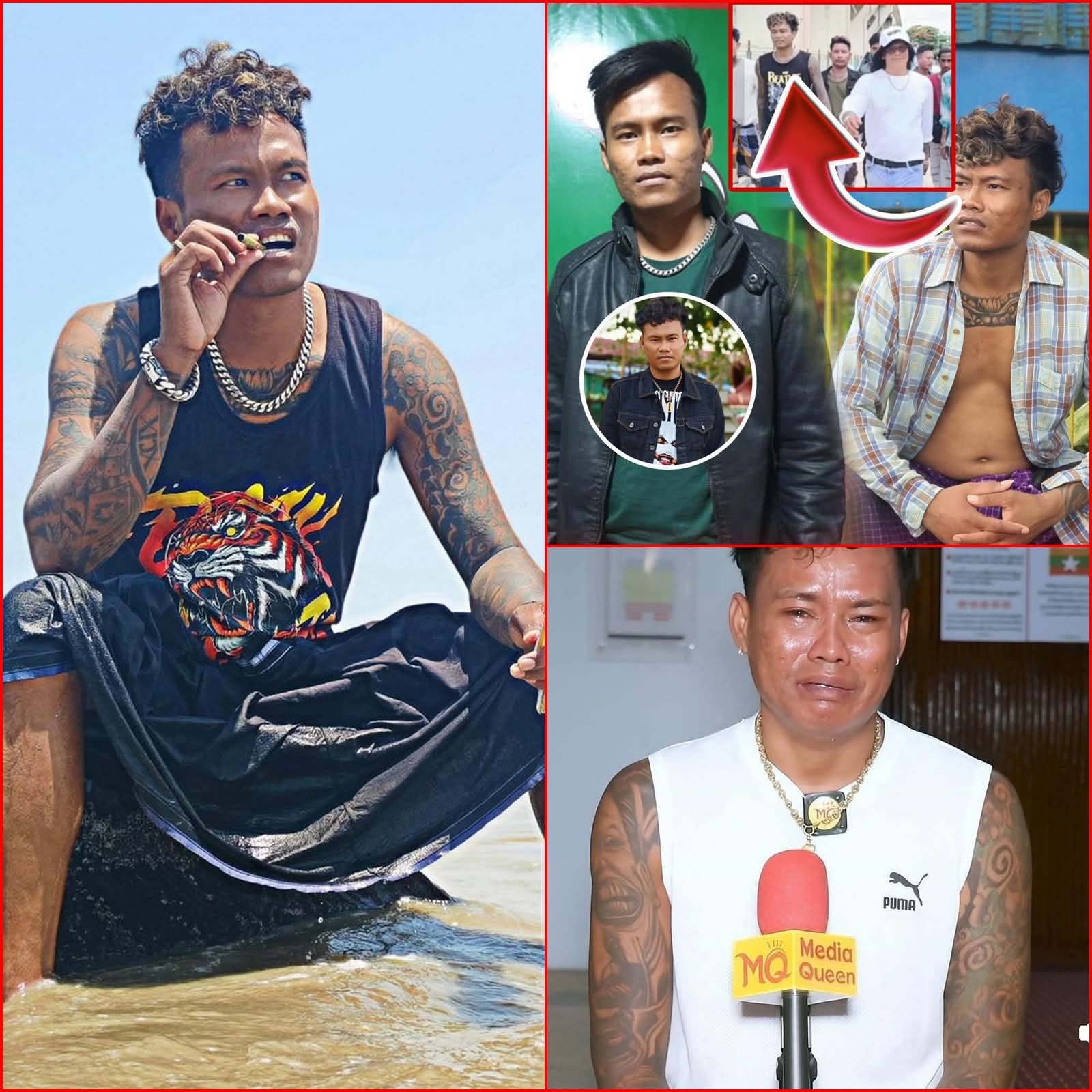 တေဇာလင်း (ခေါ်)  ကုလားမ (ခေါ်) ဘချစ် (ခေါ်) လှိုင်သာယာကိုကြီး