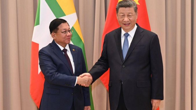 ပြည်သူအပေါ် ဖိနှိပ်နေသည့် စစ်အုပ်စုကို နောက် ၅နှစ်အတွင်း နည်းပညာမြှင့်တင်မှုများ ပိုမိုပံ့ပိုးရန်ရှိကြောင်း တရုတ် ပြော