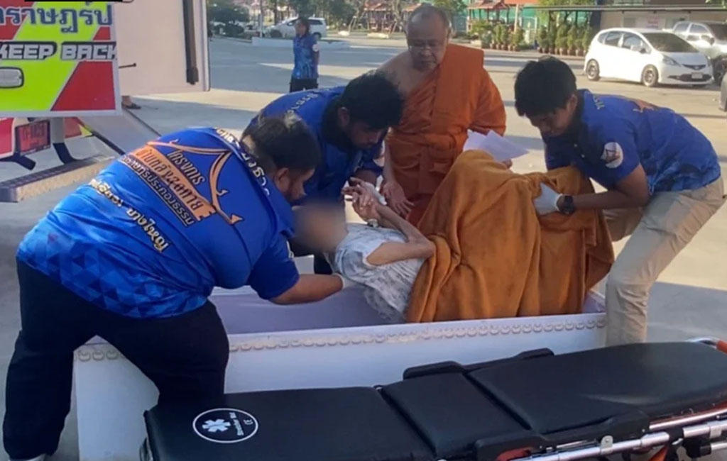 ထိုင်းတွင် သေဆုံးသူ အဘွားအိုအား မီးသင်္ဂြိုဟ်ရန် ပြင်ဆင်စဉ် အသက်ပြန်ရှင်လာ