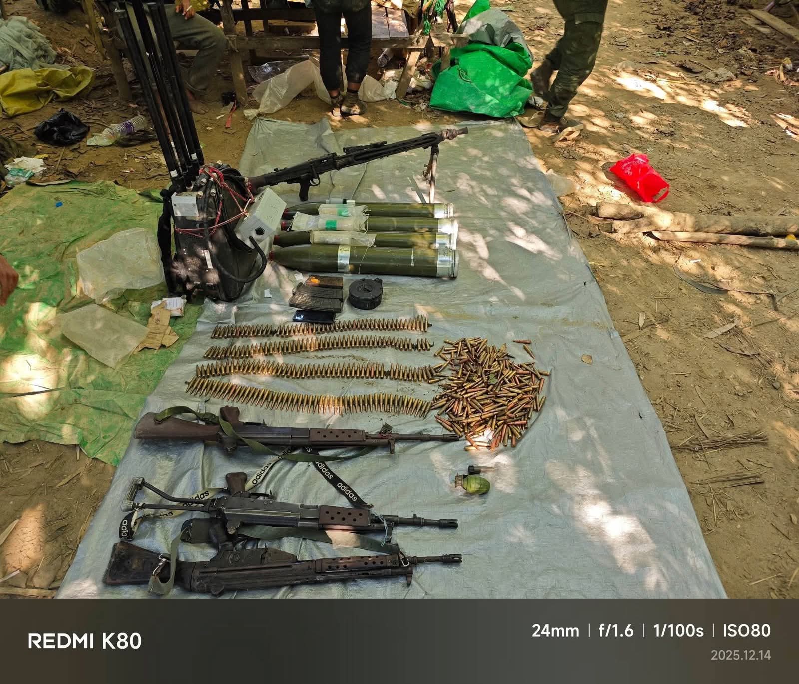 မော်လိုက်မြို့နယ်တိုက်ပွဲ စစ်ကောင်စီတပ်ထံကရုပ်အလောင်းတွေအပါအဝင် ရှော့တိုက်ဒုံးတွေနဲ့ လက်နက်တွေ သိမ်းရ