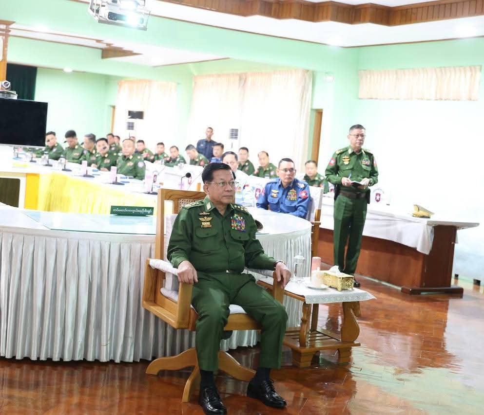 တော်လှန်ရေးတပ်များ စိုးမိုးထားသော မြို့နယ်များကို လာမည့်နှစ်လယ်မတိုင်မီ အပြီးတိုက်ခိုက်သိမ်းပိုက်၍ စစ်တပ်က  ကြားဖြတ်ရွေးကောက်ပွဲကျင်းပမည်