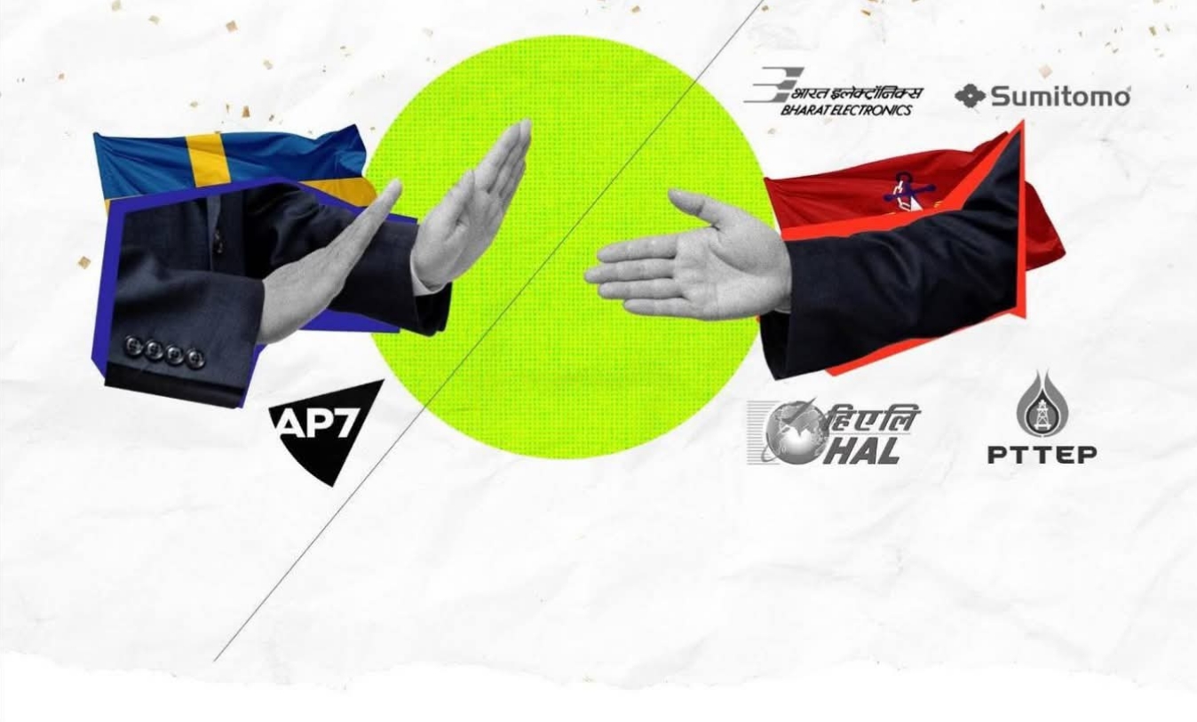 မြန်မာစစ်တပ်နှင့် ပတ်သက်ဆက်နွှယ်နေသည့်ကုမ္ပဏီများမှ ရင်းနှီးမြှပ်နှံမှုများအား ဆွီဒင်ပင်စင်ရံပုံငွေအဖွဲ့ ပြန်လည်ရုပ်သိမ်း