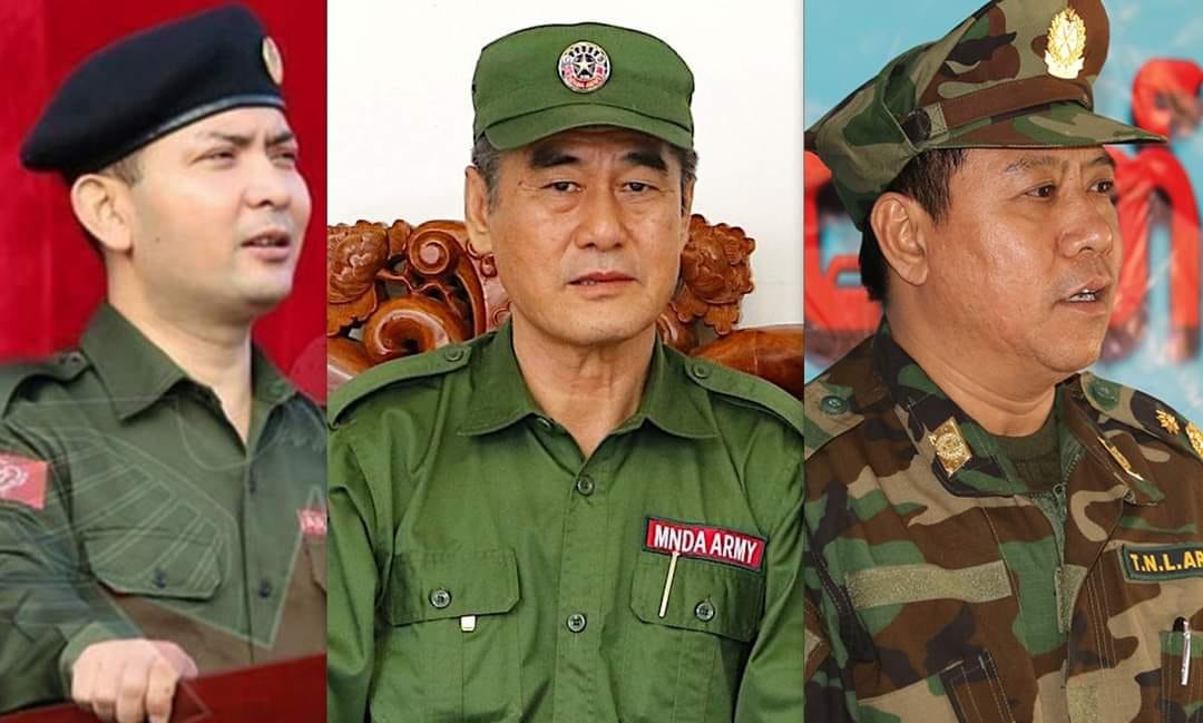 စစ်အုပ်စု၏ လုပ်ရပ်က မြန်မာနိုင်ငံကို ကျရှုံးနိုင်ငံအဖြစ်သို့  တွန်းပို့နေဟု အပစ်ရပ် TNLA နှင့် MNDAA က ကြေညာ