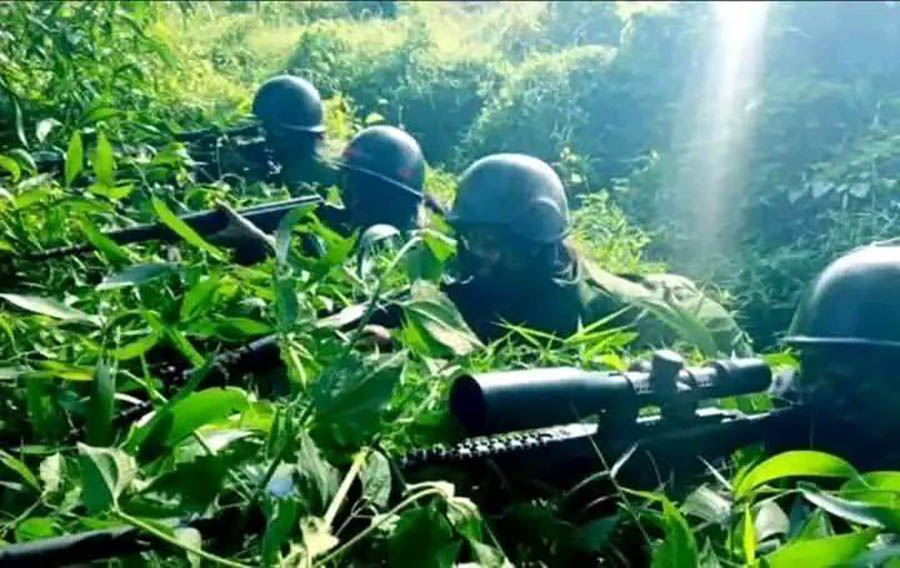 နတ်ရေကန်ကို စစ်ကူလာသည့် စစ်တပ်စစ်ကြောင်းကို AA ပိတ်ဆို့တိုက်ခိုက်