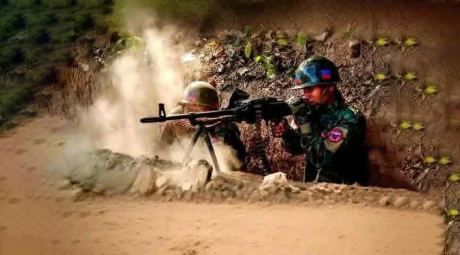 နတ်ရေကန်ကို ထိုးစစ်ဆင်နေသည့် စစ်ကောင်စီ ကာကင်းကုန်းတခု AA သိမ်းပိုက်