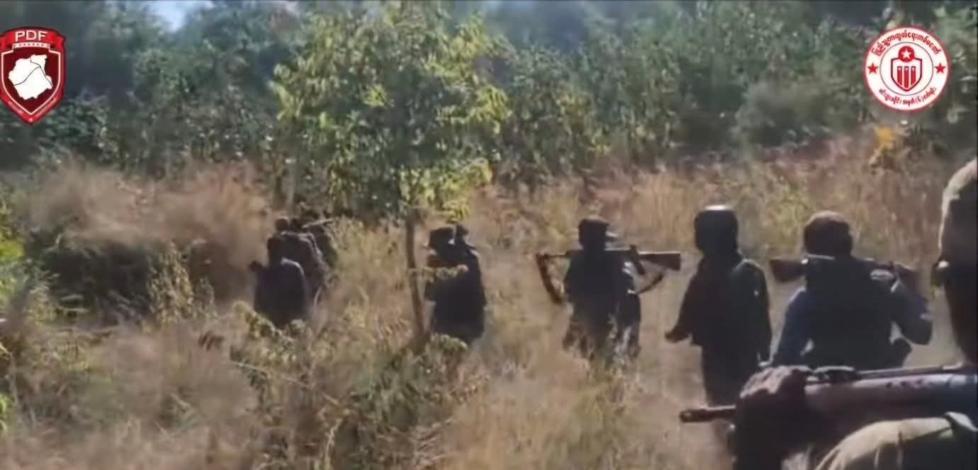 မုန်တောင် ရဲစခန်းကို PDF တွေသိမ်းပိုက်ပြီးမီးရှို့