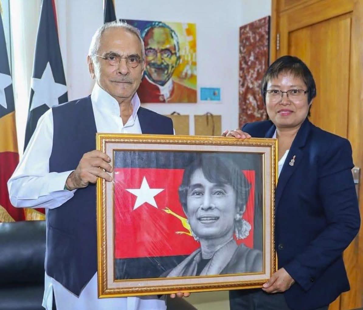 ချင်းလူ့အခွင့်အရေးအဖွဲ့နှင့် NUG ကို  တီမောသမ္မတက တွေ့ဆုံခဲ့မှုများအပေါ်  ကတိချိုးဖောက်မှုဟု စစ်တပ်က  ပြင်းပြင်းထန်ထန် ကန့်ကွက်