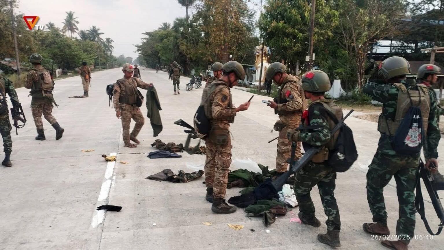 ရန်ကုန်-မန္တလေး အမြန် လမ်းမ ဟောင်း အား တော်လှန်ရေး တပ်များ အပြည့်အဝ ထိန်းချုပ်