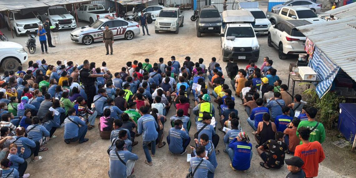 မြန်မာရွှေ့ပြောင်း လုပ်သား ၁၀၀ခန့် စီမံချက်ကာလ အဖမ်းခံရ