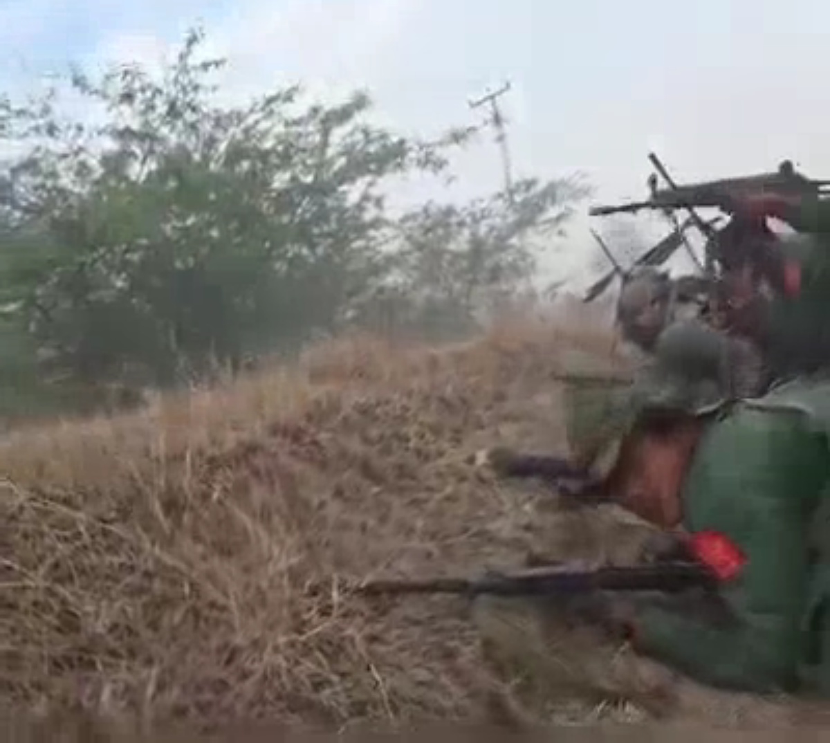 မုံရွာ နမခ အနီးမှာ စစ်ကောင်ရှင်စစ်ကြောင်း ကြားဖြတ်တိုက်ခိုက် (ရုပ်သံ)