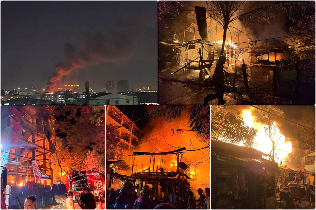 တာမွေမြို့နယ် မေတ္တာညွန့်ရပ်ကွက်တွင် မီးလောင်မှုဖြစ်ပွား