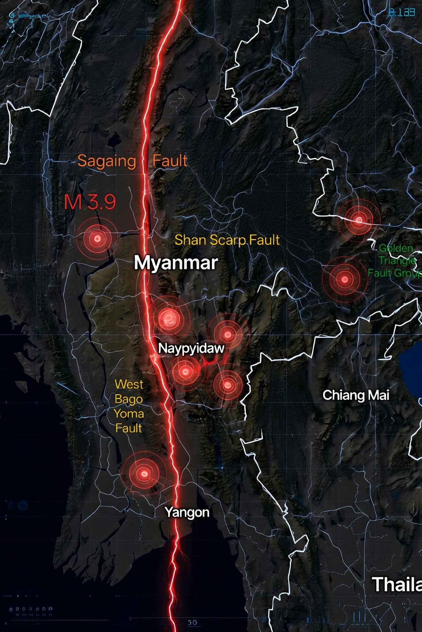 မြန်မာနိုင်ငံ ငလျင်လှုပ်ရှားမှု ဆန်းစစ်ချက်နှင့် ကာလတို သုံးသပ်ခန့်မှန်းချက်