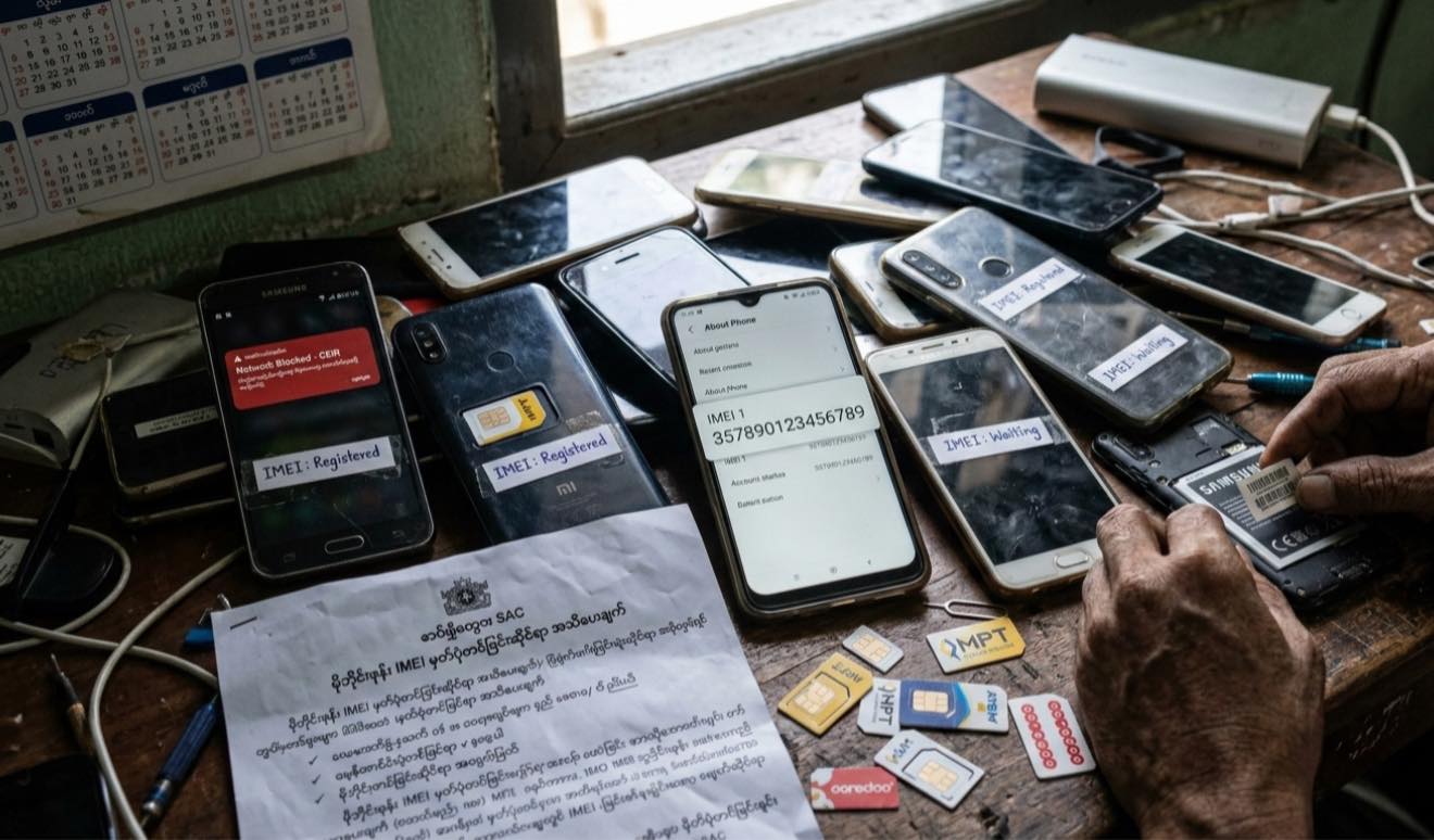 IMEI နံပါတ်ကနေတဆင့် တော်လှန်ရေးရဲဘော်များကို စစ်တပ်ကခြေရာခံ ဖမ်းဆီးနေ