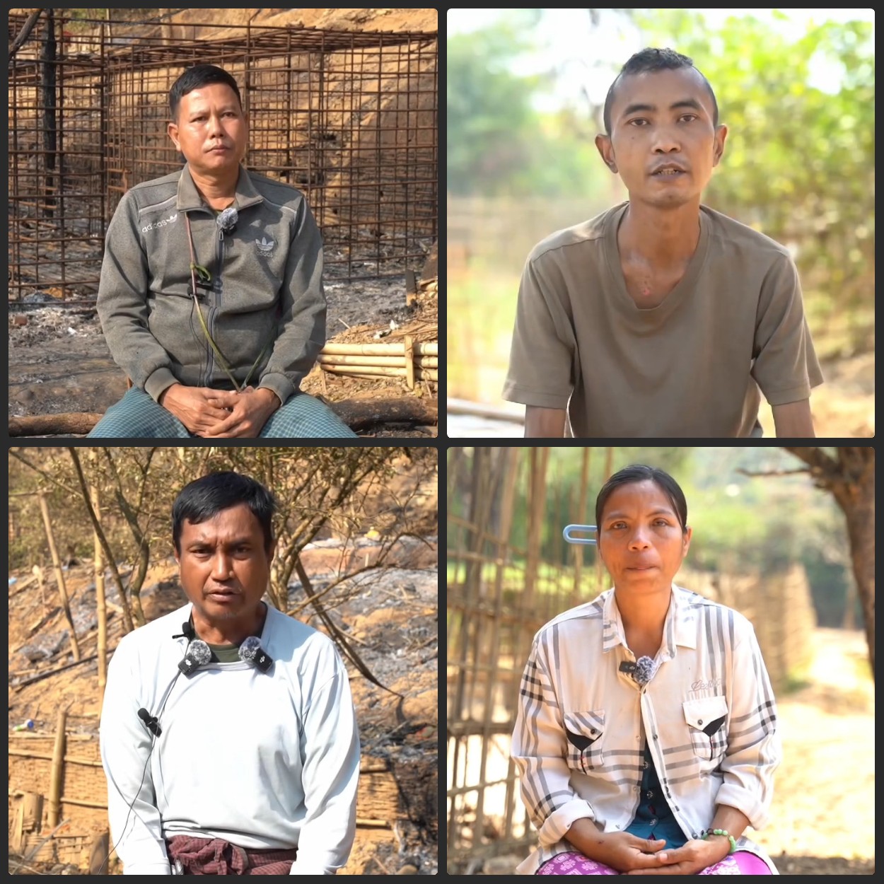 စစ်သုံ့ပန်းစခန်း ဗုံးကြဲခံရမှုအတွင်း ကိုယ်တွေ့ကြုံလိုက်ရတဲ့ စစ်သုံ့ပန်းတွေရဲ့ လက်ရှိ ဖက်ဆစ် မြန်မာစစ်တပ်ထံ တာဝန်ထမ်းဆောင်နေတဲ့ သူတွေအပေါ် သတင်းစကား