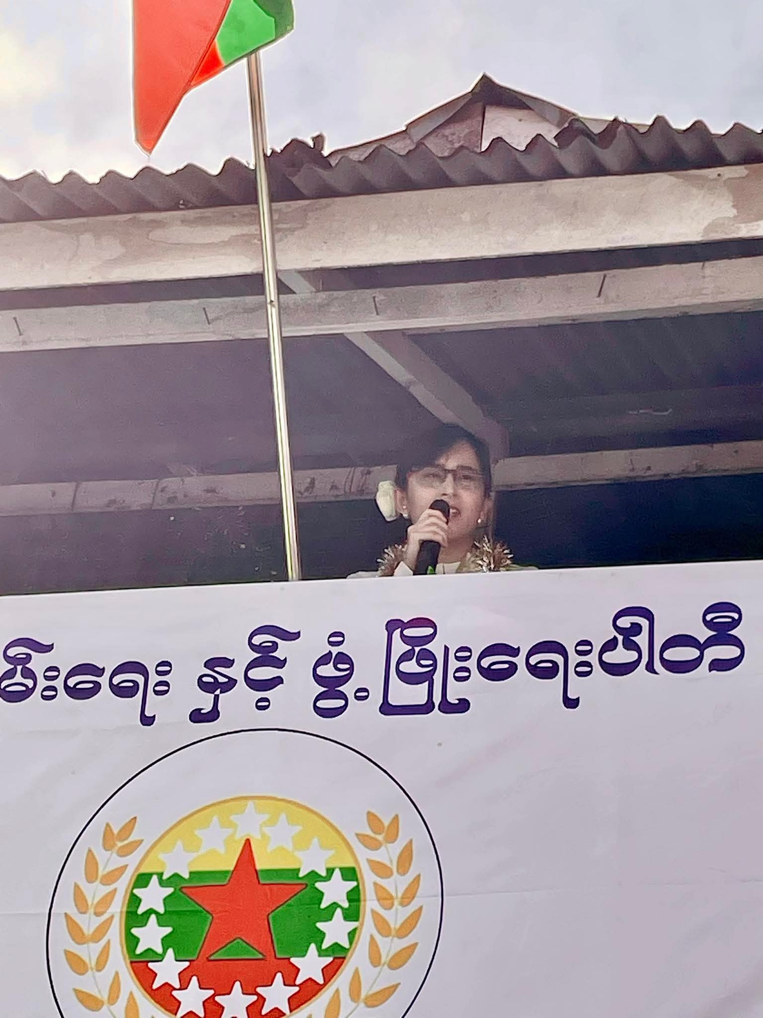 အရိုင်းအစိုင်းများ ဝိုင်းရံသော ခေါင်းဆောင် ဒေါ်အောင်ဆန်းစုကြည် ဟု V V Chen ပြောဆို