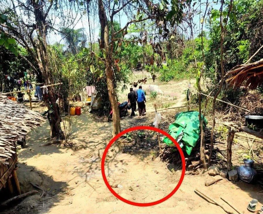 ကျောက်ဖြူစစ်ဘေးရှောင် စခန်းတစ်ခုတွင်နောက်လင်ယူသွားသည့်အမျိုးသမီးအား ယခင်ယောက်ျားဟောင်းကဓါးဖြင့်ခုတ်သတ်