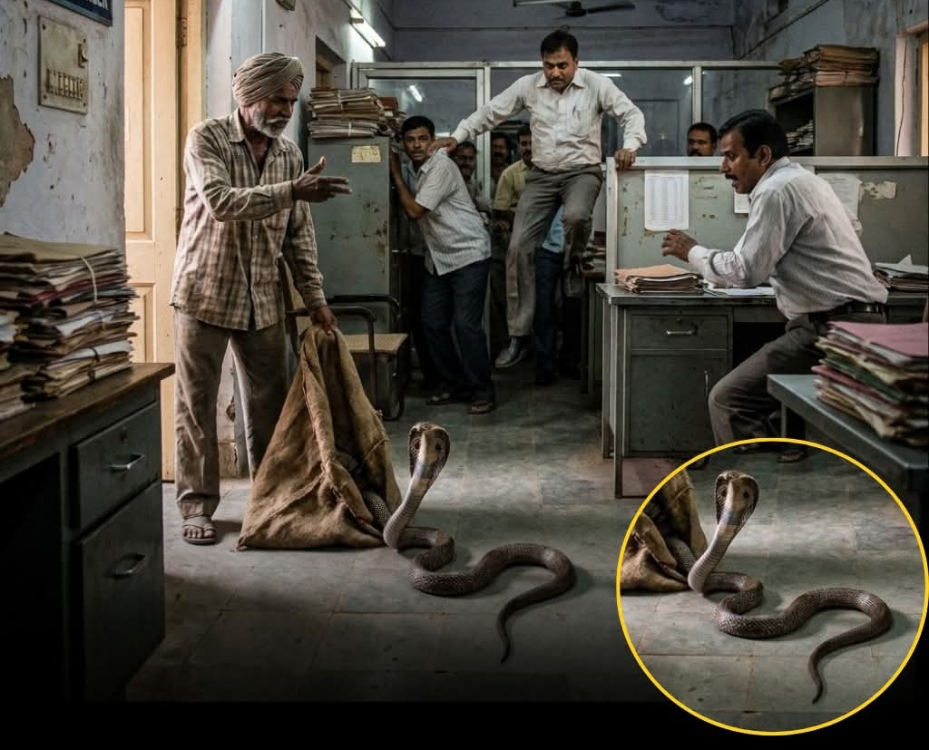 လျှပ်စစ်ရုံးထဲကို  မြွေဟောက် ဖမ်းပြီး လွှတ်ပေးလိုက်တဲ့ အမျိုးသား