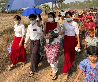 ခိုင်နှင်းဝေ ဖမ်းဆီးခံရသည့်သတင်းမှာ စစ်အုပ်စုလော်ဘီတွေက သတင်းအမှား ဖြန့်ခြင်းသာဖြစ်