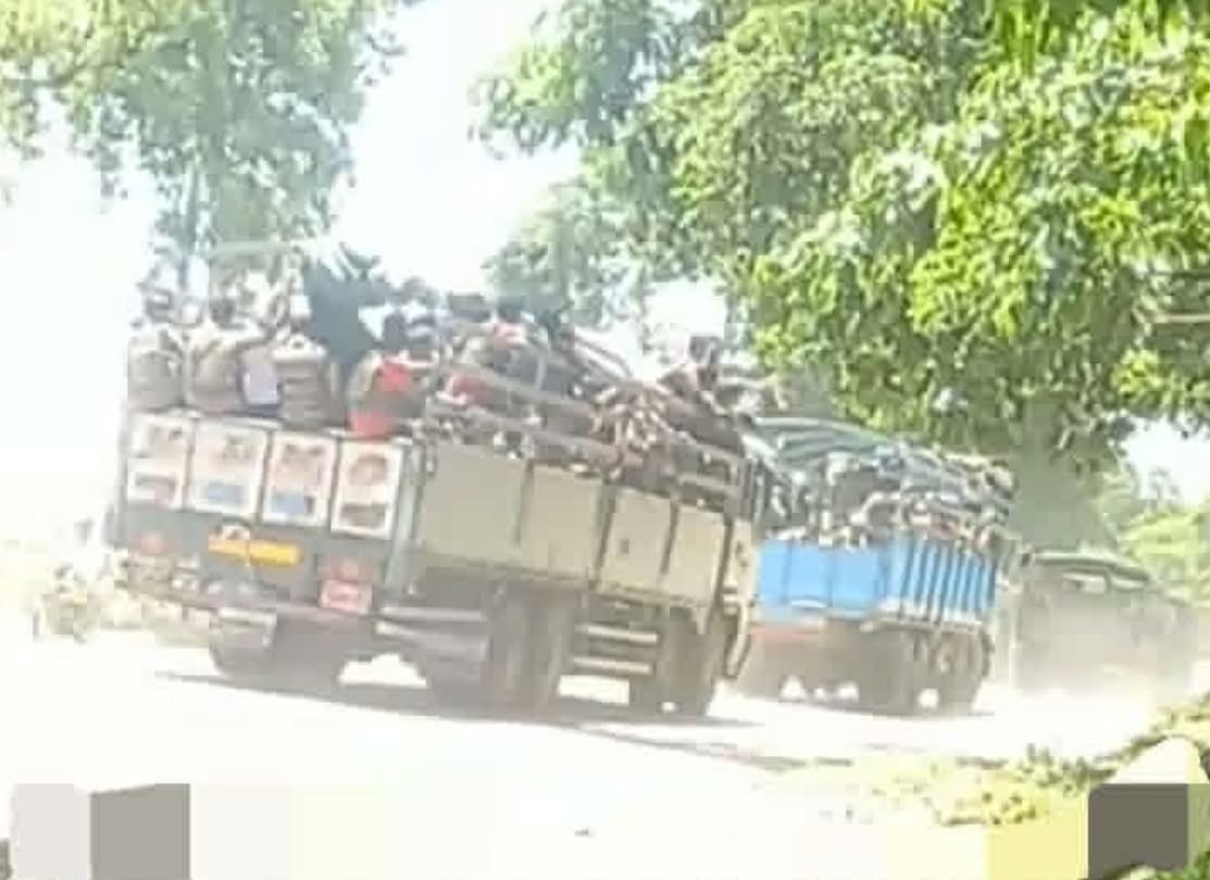 မုံရွာနှင့် ရွှေဘိုမြို့မှ ပေါ်တာဆွဲဖမ်းဆီးခဲ့သော လူငယ် ၅၀၀ ကျော်ကို တပ်မ ၃၃ သို့ ပို့ဆောင်