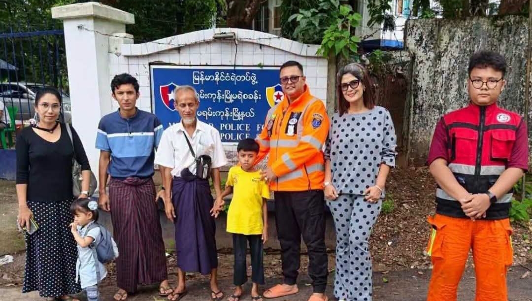 ရန်ကုန်ဘူတာကြီးမှာပျောက်ဆုံးသွားတဲ့အသက်ခြောက်နှစ်အရွယ်ကလေးငယ်ကို(၃)နှစ်အကြာမှာပြန်ရှာတွေ့