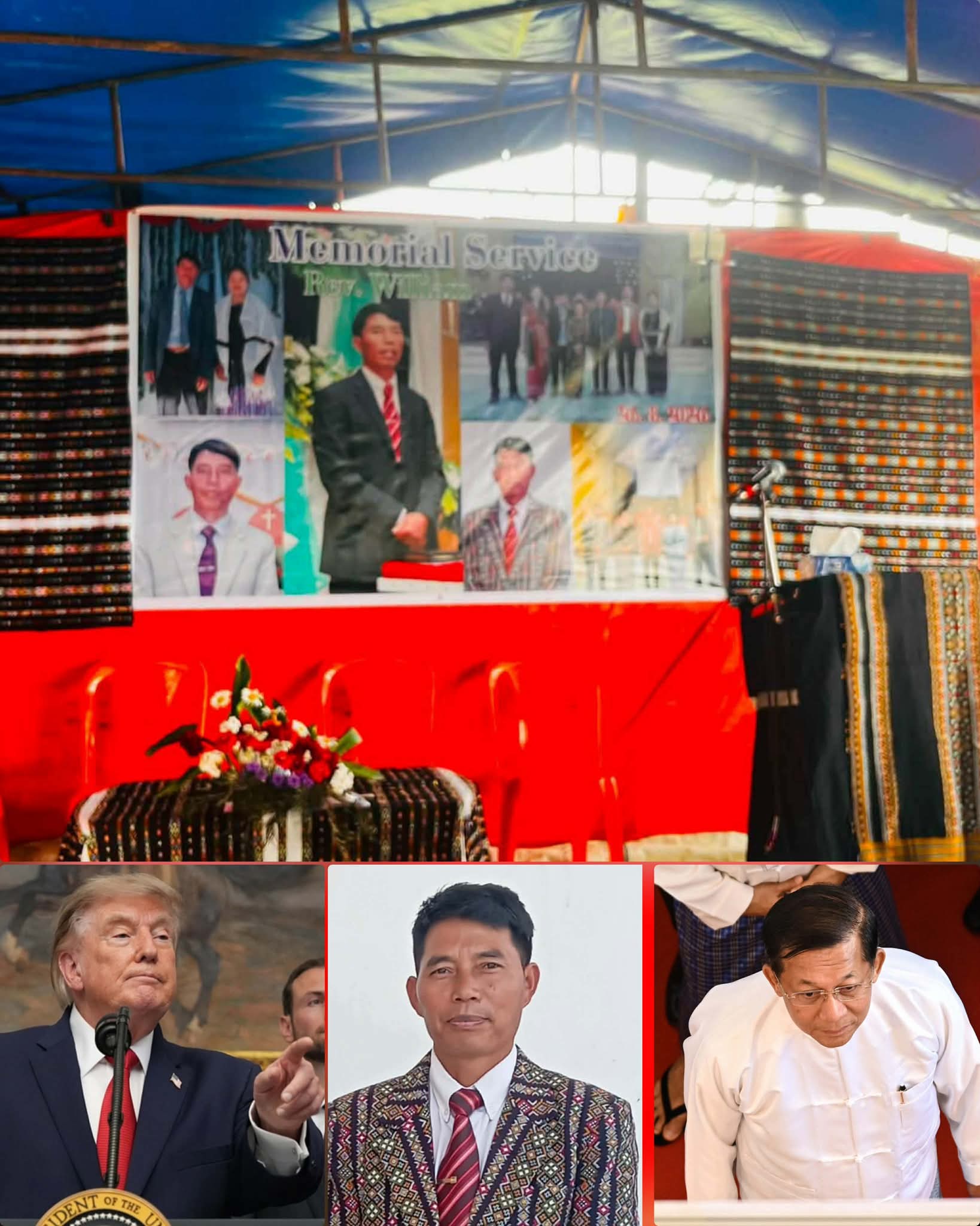 ခရစ်ယာန်သင်းအုပ်ဆရာကို T-တ်လိုက်တဲ့ မအလ ကို ထရမ့် ကြိမ်းပြီ